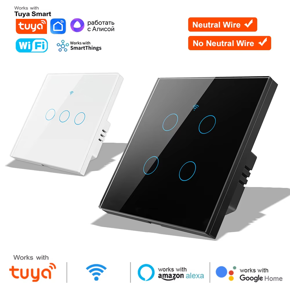 Smart Relay Tuya - 1 2 3 4 Gang WiFi