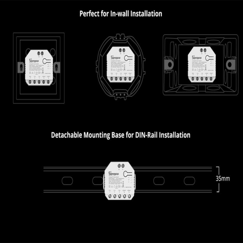 1-8pcs Smart Switch SONOFF DUA - огляд і ціна Sonoff