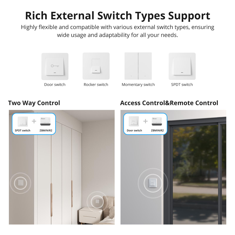 SONOFF ZBMINIR2 Zigbee Smart S - огляд і ціна Sonoff Basic