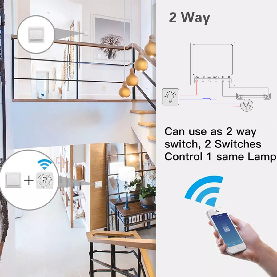 16A 20A Tuya WiFi Smart Switch - огляд і ціна Tuya 4 Channel