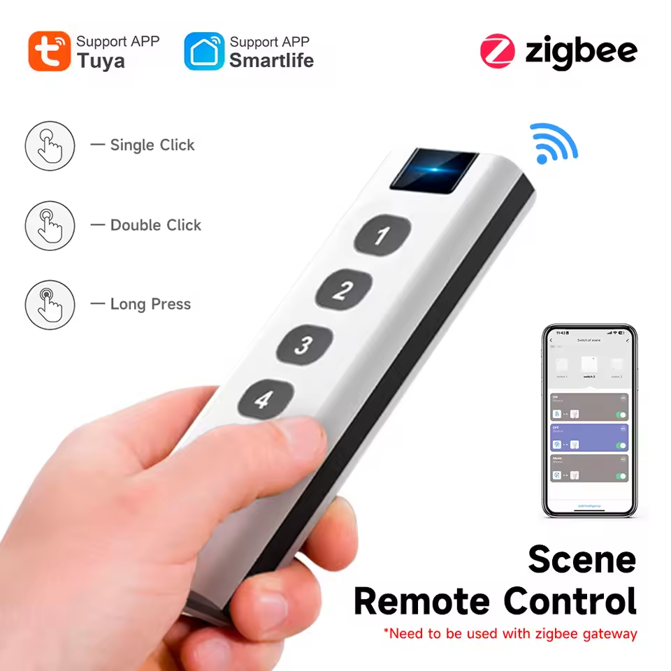 Tuya ZigBee Intelligent Scene  - огляд і ціна Tuya 4 Channel
