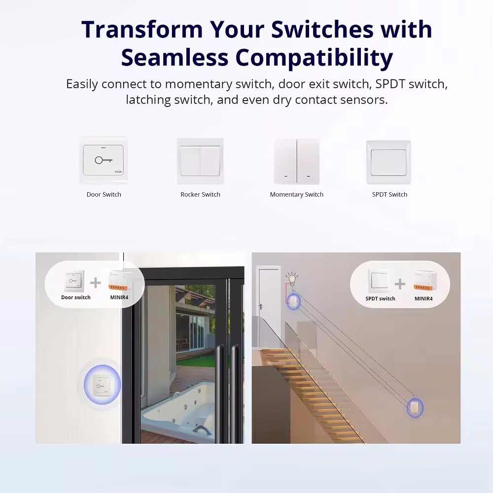 SONOFF Mini R4 Wifi Switch Mod - огляд і ціна Sonoff Mini R4
