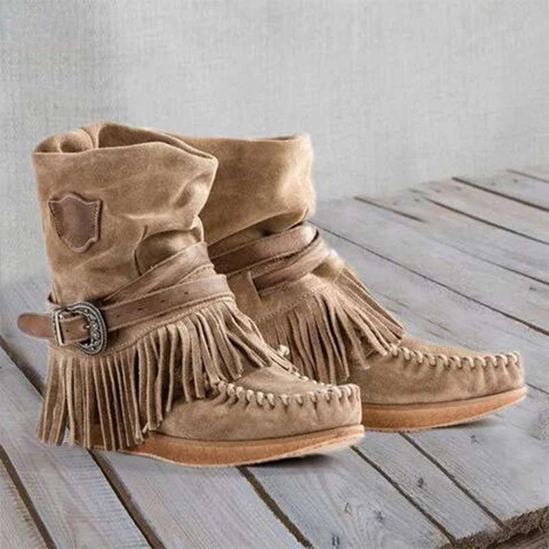 Retro Tassel Women's Boots Sid - огляд і ціна Tasmota
