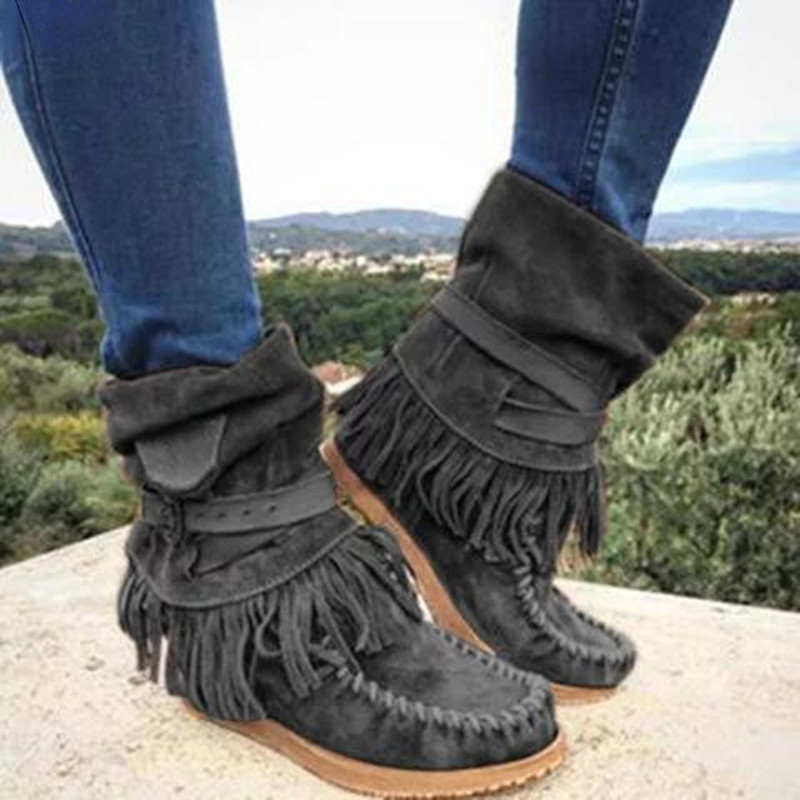 Retro Tassel Women's Boots Sid - огляд і ціна Tasmota