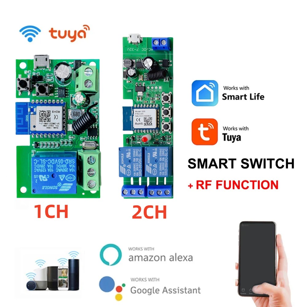 Alexa Smart Switch Tuya Smart  - огляд і ціна Tuya 4 Channel
