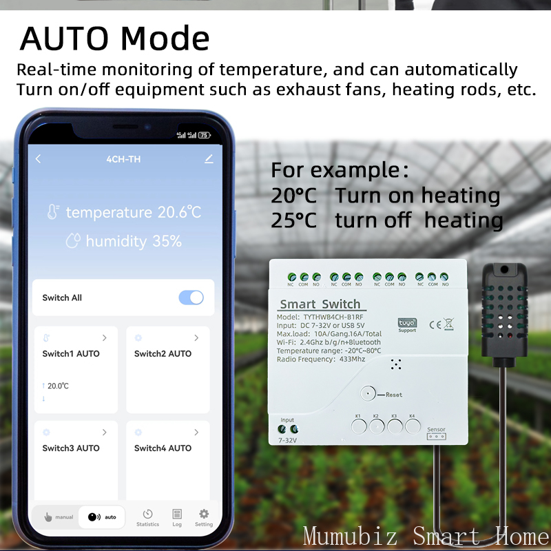 Tuya Smart 7-32V WiFi 4 Channe - огляд і ціна Tuya 4 Channel