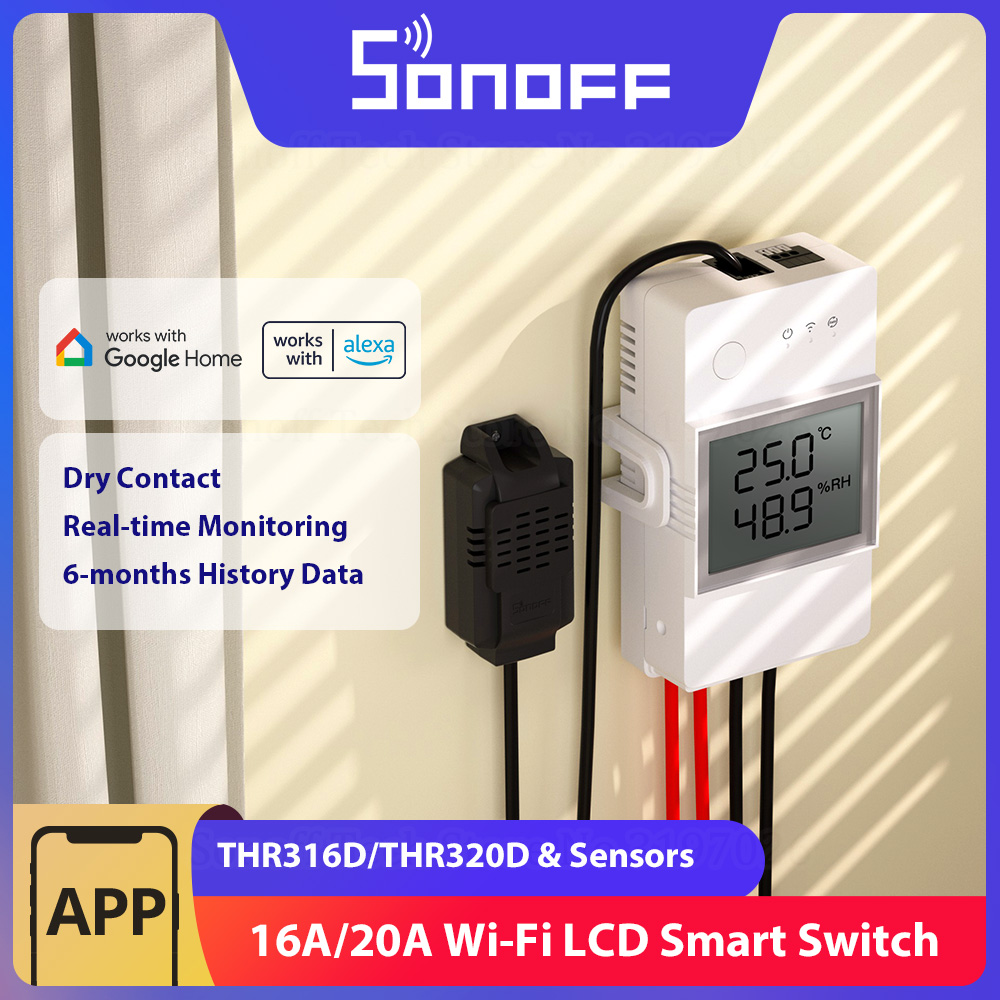 SONOFF THR316D/THR320D Tempera - огляд і ціна Sonoff Basic
