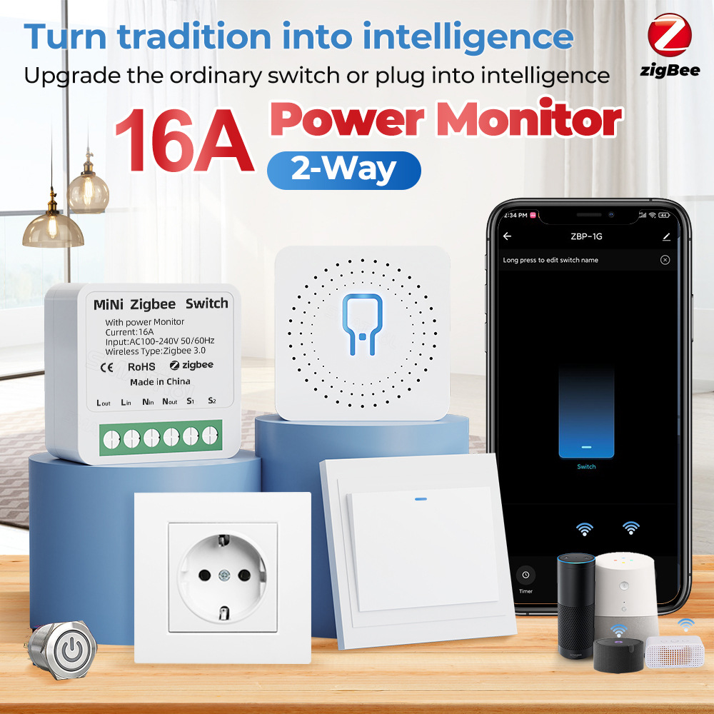 tuya WiFi Zigbee Smart Switch  - огляд і ціна Sonoff Basic
