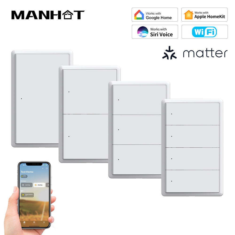 MANHOT Homekit WiFi Smart Swit - огляд і ціна Tuya Smart