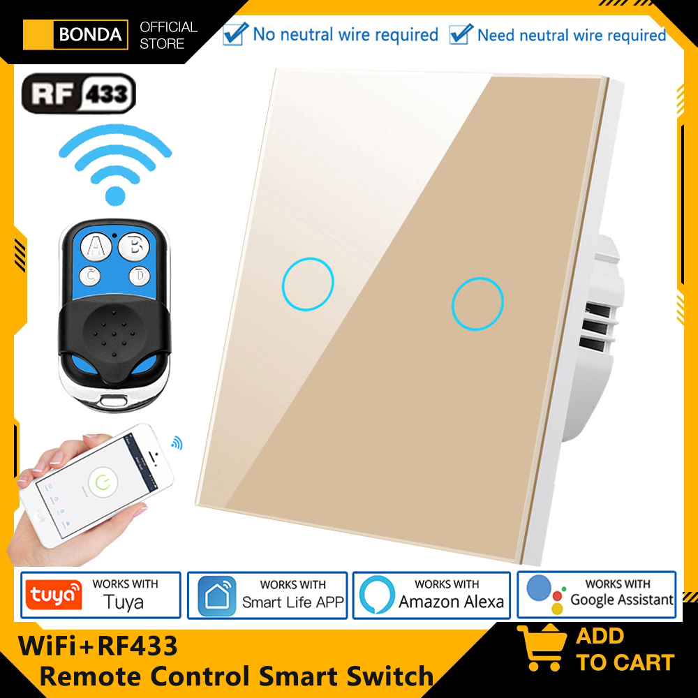 Tuya EU WiFi+RF433 Smart Remot - огляд і ціна Smart Relay Tuya
